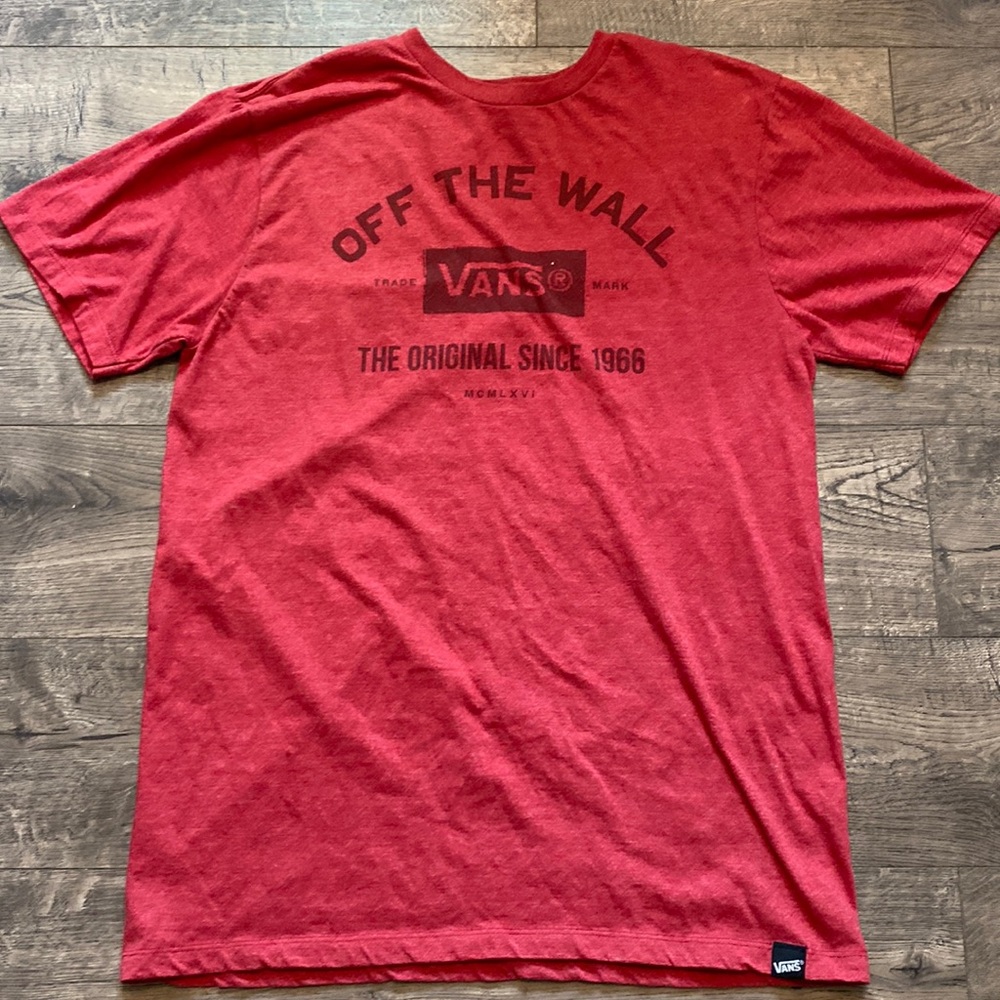 Red vans shirt